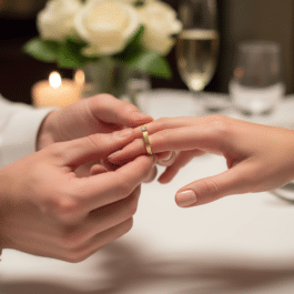 ANILLO DE COMPROMISO EN ORO 18k