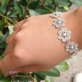 Pulsera en Plata tecnica Filigrana